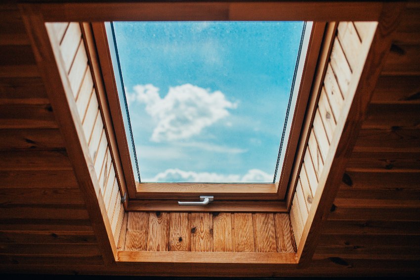 Residential skylight installation done on a roof for a house in Aurora, ON